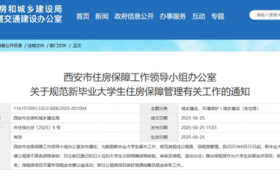 西安推出大学生住房保障新政策
